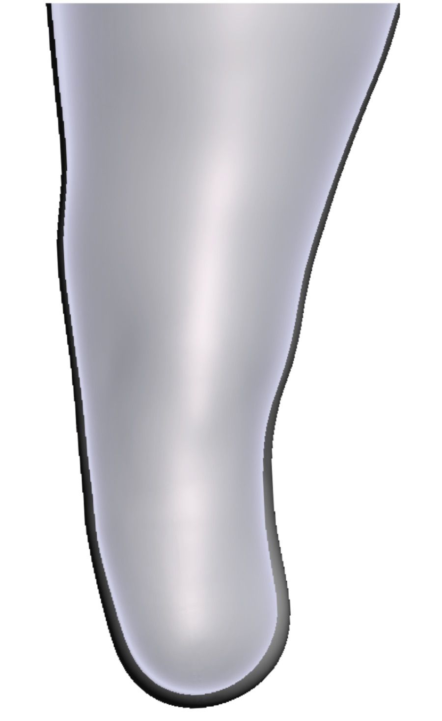 Coscia conica — Modello 3D
