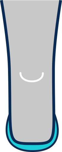 Localised extra cushioning