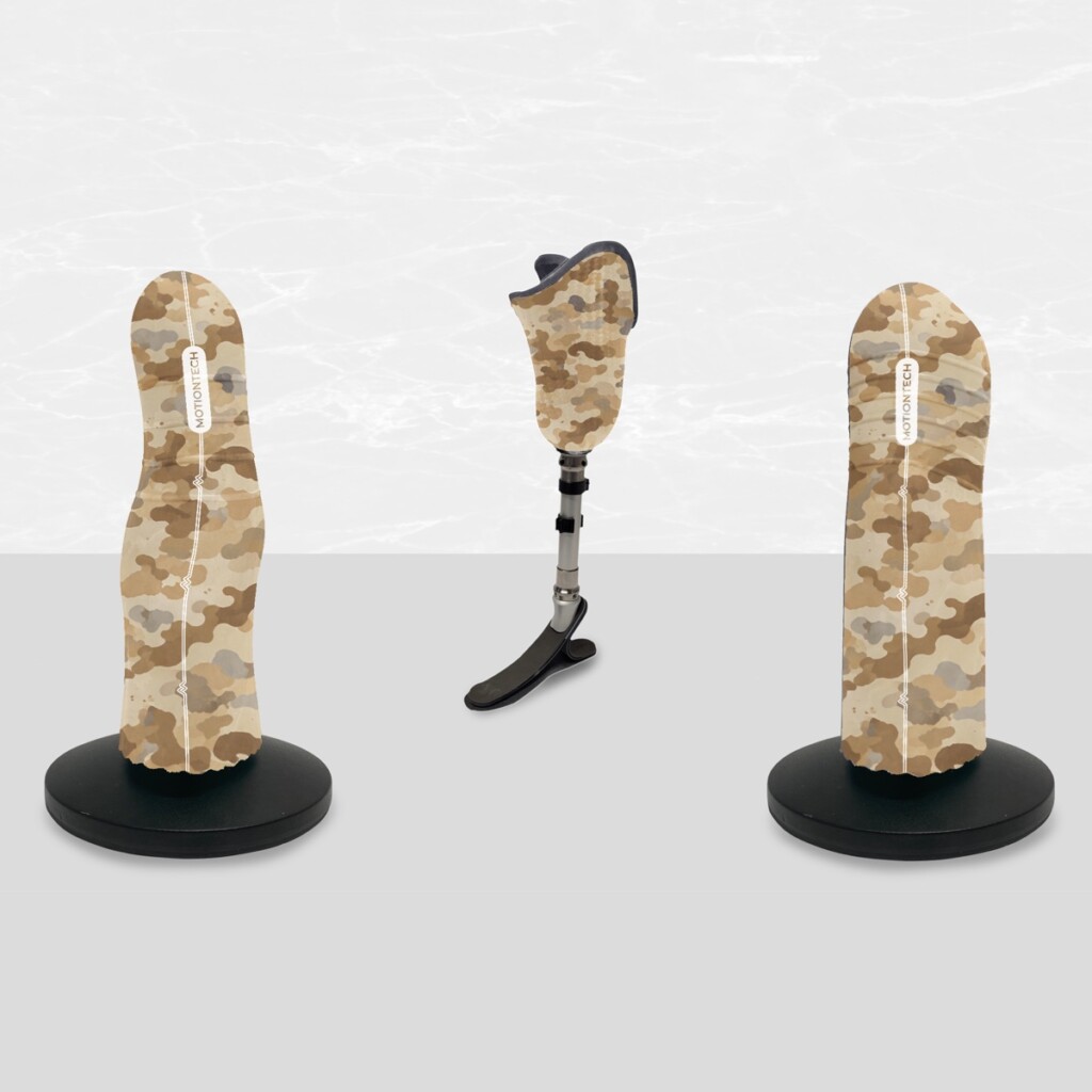 Camo Desert appliqué sur un liner
