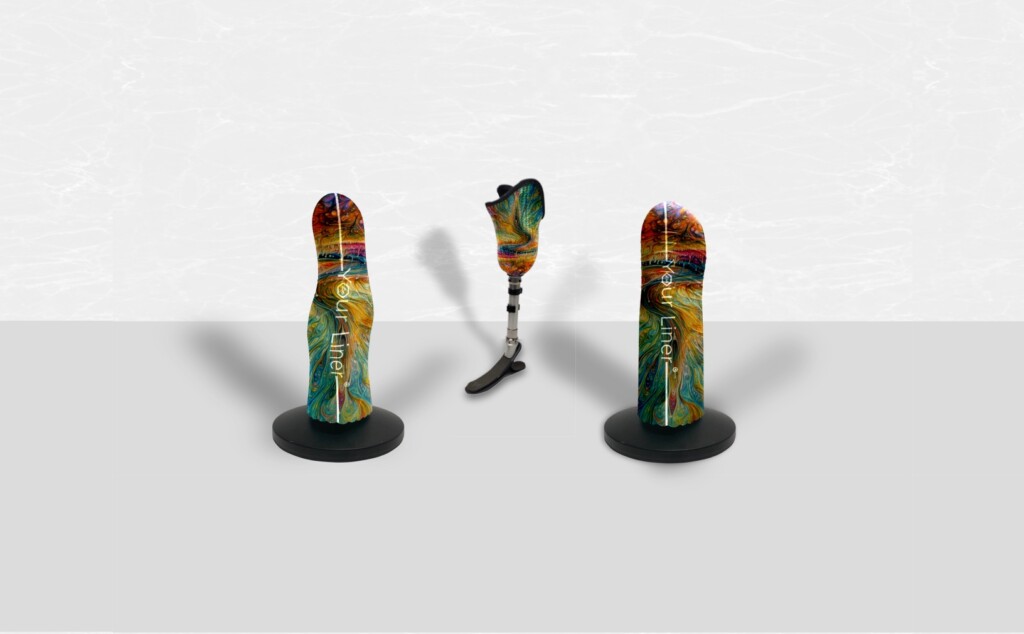 Chroma Fountain auf einen Liner aufgebracht