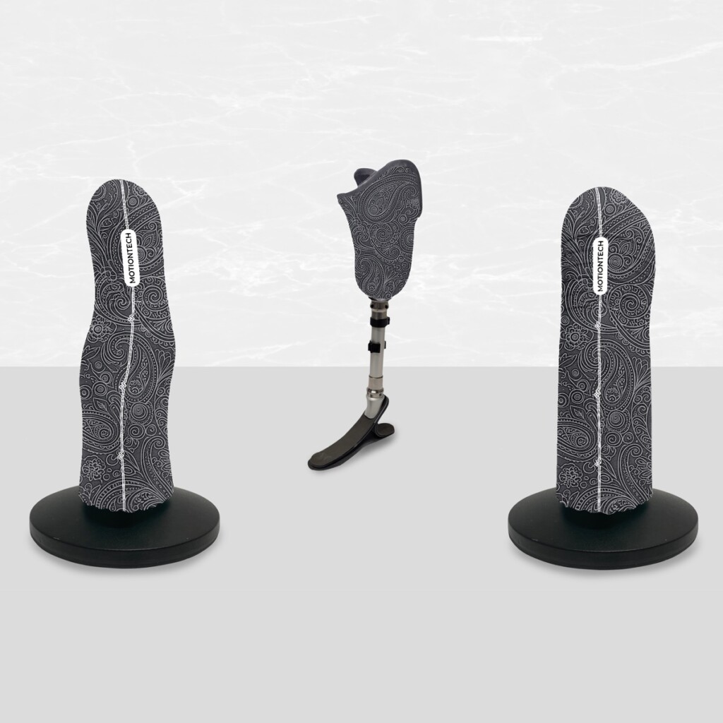 Paisley auf einen Liner aufgebracht
