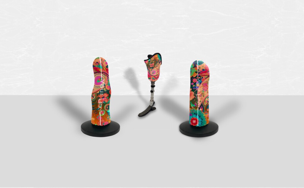 Peacock Feathers toegepast op een liner